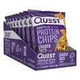 thumbnail image 1 of (8 pack) Quest Tortilla Style Protein Chips with 19g of Protein, Loaded Taco Flavor, 1.1 Oz, Single, 1 of 9