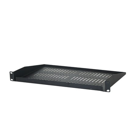 Quest Manufacturing 1-Tier Black 19"W x 10.5"D Storage Shelf Unit