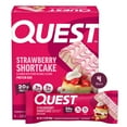 thumbnail image 1 of Quest Nutrition Protein Bar, Strawberry Shortcake Flavored, Gluten-Free, 2.12oz, 4 Count2.12oz, 1 of 9