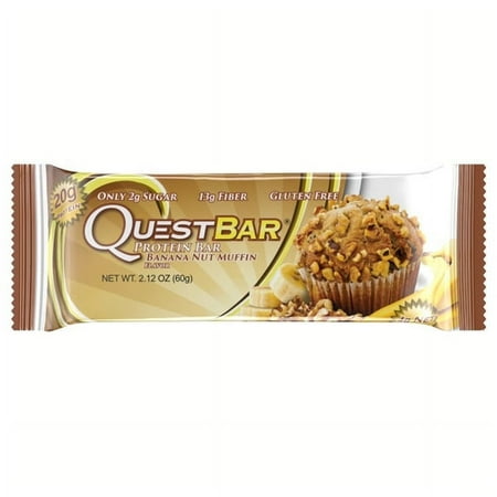 Quest Nutrition Banana Nut Muffin Protein Bars 2.12 oz - Pack of 12