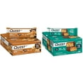 thumbnail image 1 of Quest Nutrition Chocolate Peanut Butter & Chocolate Coconut Hero Protein Bars, High Protein, Low Carb, Gluten Free, Keto Friendly, 12 Count Each, 1 of 5