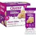 thumbnail image 1 of Quest Nutrition Frosted Cookies Twin Pack, Birthday Cake, 1g Sugar, 10g Protein, 2g Net Carbs, Gluten Free, 8 Count(Pack of 1), 1 of 1