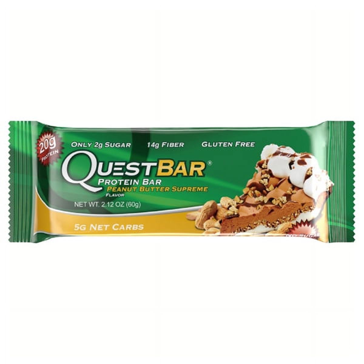 Quest Nutrition Peanut Butter Supreme Protein Bars 2.12 oz Pack of 12