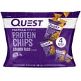 thumbnail interactive-video image 1 of Quest Tortilla Style Protein Chips, Loaded Taco Flavor, Baked, Low Carb, 4 Count, 1 of 9