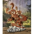 thumbnail image 1 of Quest Of Perseus Red 7 Headed Volcano Hyperion Hydra Dragon Roaring Statue, 1 of 10