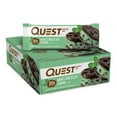 thumbnail image 1 of Quest Protein Bar, Mint Chocolate Chunk, 20 g Protein, 12 Count, 1 of 10