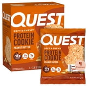 Quest Protein Cookie, Peanut Butter, 16g Protein, 4 count