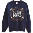 thumbnail image 1 of Quest Squad Sweatshirt - Ridoc Onyx Storm Fourth Wing Sweater, Basgiath War College Crewneck, 1 of 6