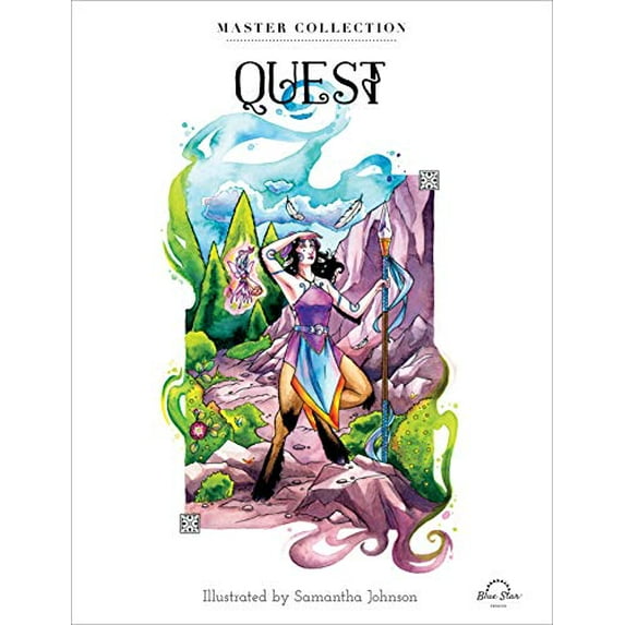 Pre-Owned Quest: Stress Relieving Adult Coloring Book, Master Collection, 9781944515119, 1944515119, Paperback, Clr Csm edition