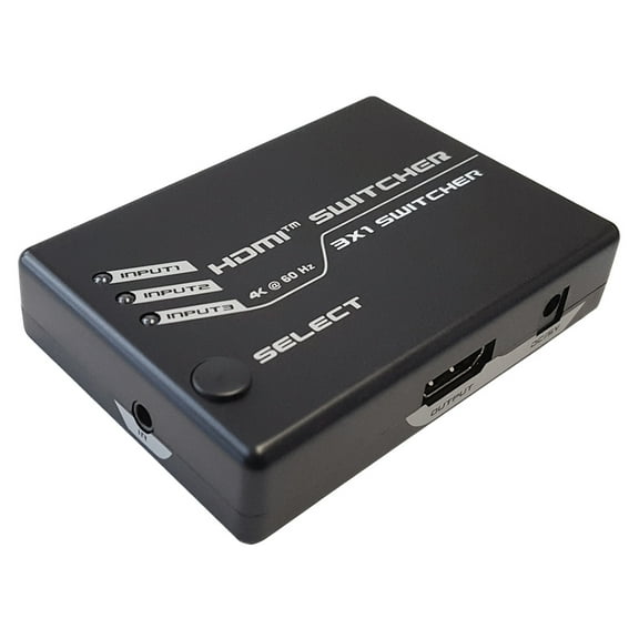 Quest Technology HDMI 4K Ultra HD 3-Port Video Switcher