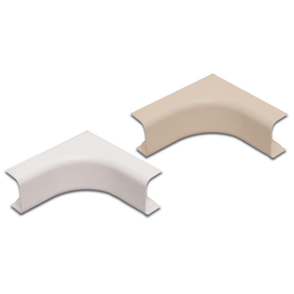 Quest Technology International, Inc. 1 White Inside Corner Raceway Accessory, 12 Pack