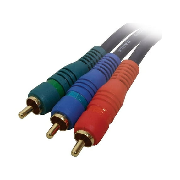 Quest Technology RCA (M-M) HD Component R-G-B Stereo Cable - 25 Ft