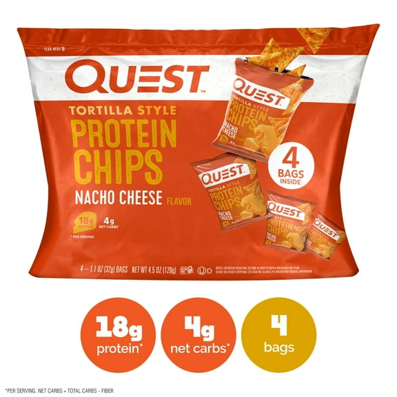 Quest Tortilla Style Nacho Cheese Protein Chips