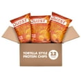 thumbnail image 1 of Quest Tortilla Style Protein Chips, Nacho Cheese Flavored, 1.1oz Bags, 12 Count, 1 of 11