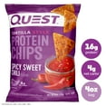 thumbnail image 1 of Quest Tortilla Style Protein Chips, Spicy Sweet Chili Flavor, 19g Protein, Baked, 4 oz., Bag, 1 of 8