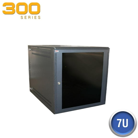 Quest Wall Enclosure, Front/Rear Access - 300 Series (21"W X 24"D),7U