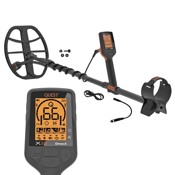 Quest X10 IDmaxX Waterproof Metal Detector