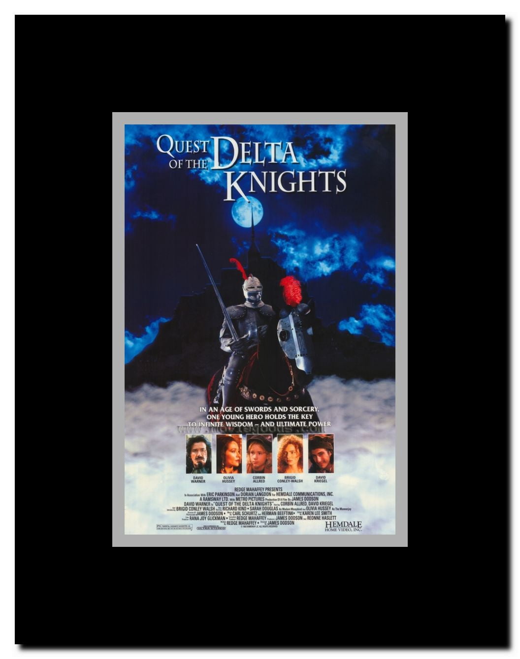 Quest of the Delta Knights Framed Movie Poster