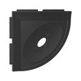thumbnail image 1 of Questech Decor Shower Shelf, 5" Metro Lugged Soap Dish, Graphite, 1 of 9