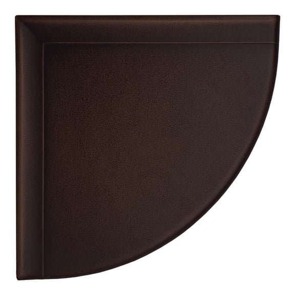 Questech Decor Shower Shelf, 9" Flatback Retrofit, Oil Rubbed Bronze