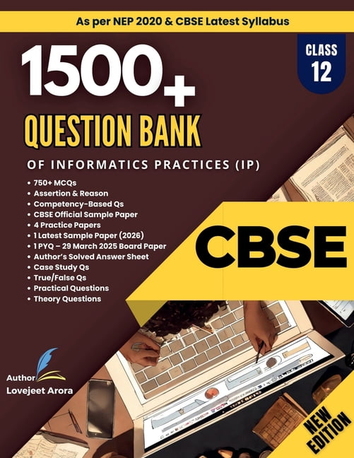 Question Bank Class 12 CBSE - Informatics Practices (IP), (Paperback)