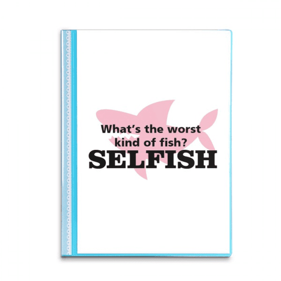 Question Humor Bad Selfish Book Sheet Protectors Portfolio Binder Folder