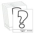 thumbnail image 1 of Question Mark Bold Outline Car Window Bumper Water Bottle Phone Tablet Laptop Waterproof Vinyl Decal Sticker Set 5-Pack - Gloss Finish - 4.0", 1 of 7