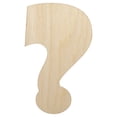 thumbnail image 1 of Question Mark Bold Wood Shape Unfinished Piece Cutout Craft DIY Projects - 4.70 Inch Size - 1/8 Inch Thick, 1 of 7