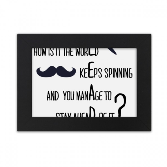 Question To Leaders Famous Quote Desktop Photo Frame Ornaments Picture Art Painting