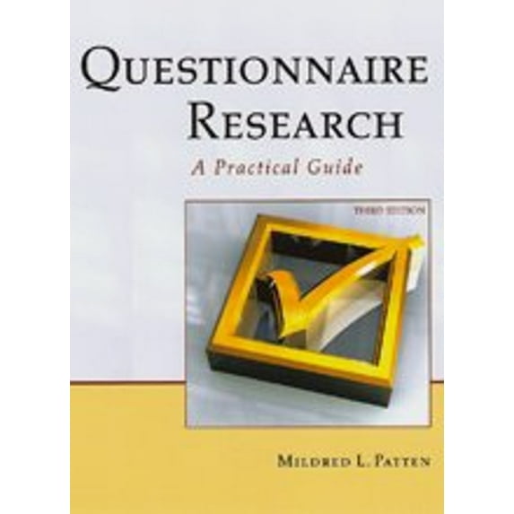 Pre-Owned Questionnaire Research (Paperback) 1884585949 9781884585944