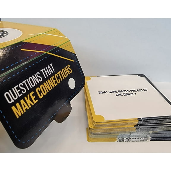 Questionnect 1st Edition - Card deck of intuitively crafted questions for fun connections with friends, family, coworkers and partners.
