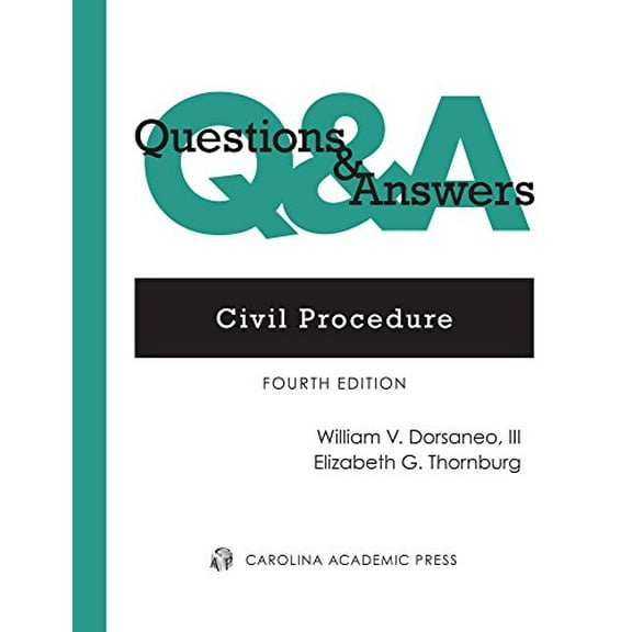 Pre-Owned Questions & Answers: Civil Procedure (Questions & Answers Series) (Paperback) 1632828588 9781632828583