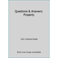 thumbnail image 1 of Pre-Owned Questions & Answers: Property (Questions & Answers Series) (Paperback) 0769865100 9780769865102, 1 of 1