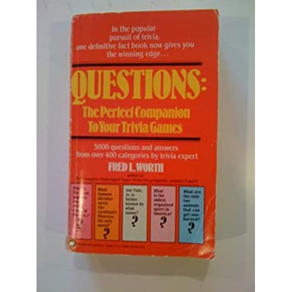 Pre-Owned Questions : The Perfect Companion to Your Trivia Games (Mass Market Paperback) 9780446325004