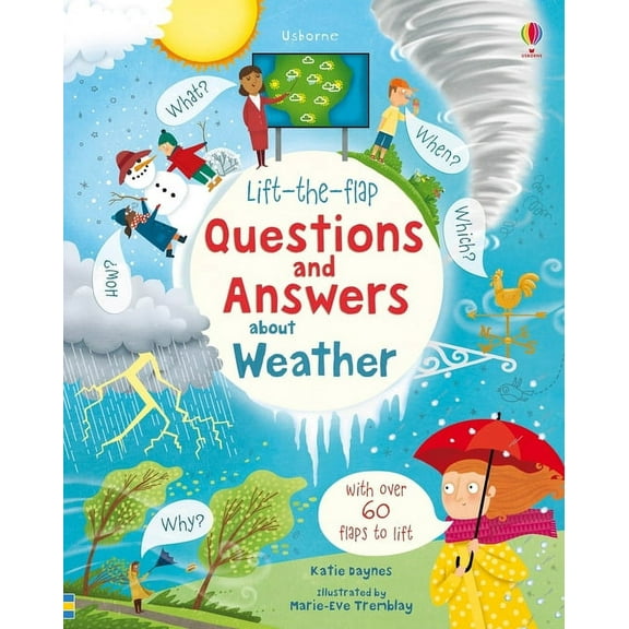 Questions and Answers Lift-The-Flap Questions and Answers about Weather, (Board Book)