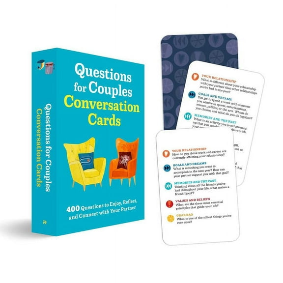 Questions for Couples Conversation Cards : 400 Questions to Enjoy, Reflect, and Connect with Your Partner (Cards)