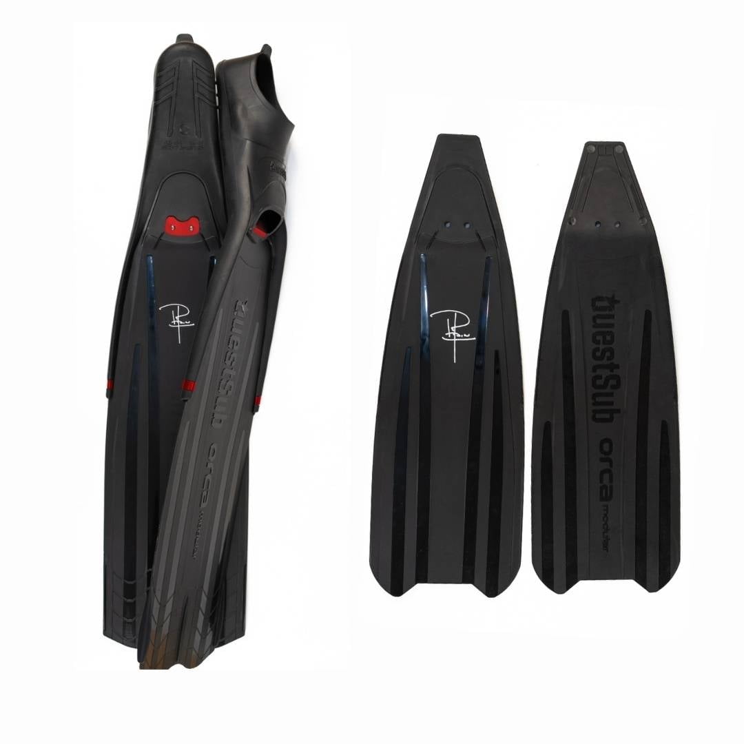 Questsub Orca Freediving and Spearfishing fins EU41/42 USA08/9.5 Pair of Fins