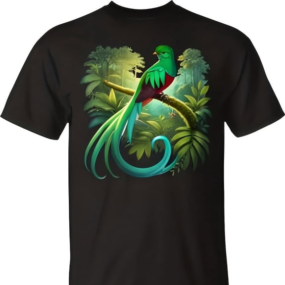 Quetzal Guatemala Chapin Antigua Tikal Tradicional Maya 502 T-Shirt Aesthetic Y2K Style Summer Top,4