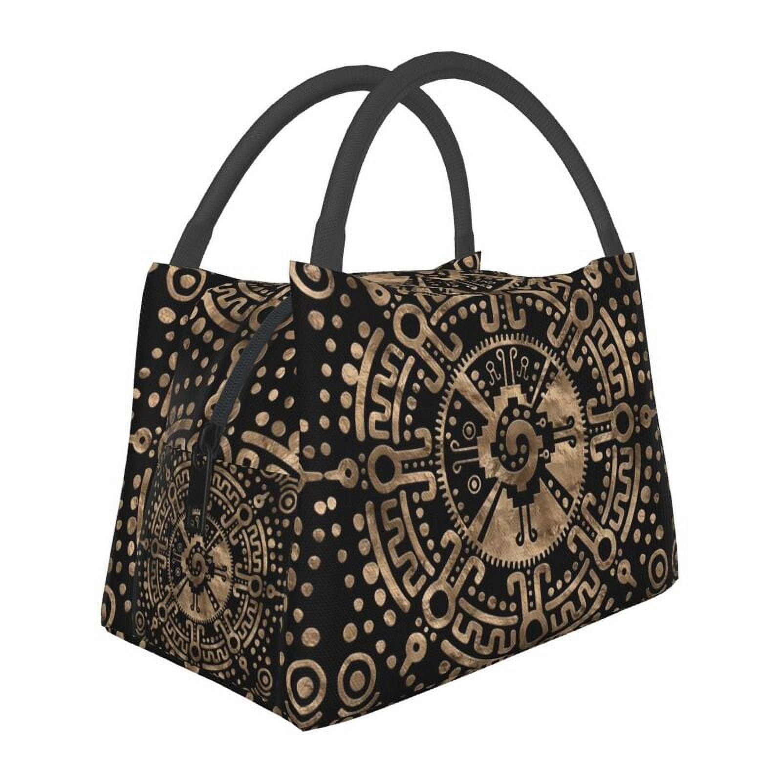 Quetzalcoatl Ouroboros Hunab Ku Ometeotl Aztec Serpent Insulated Lunch ...