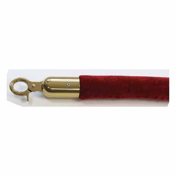 Planetqueue Rope Queueway Barrier Rope, Velour, 6 ft L QWAYROPE-21-6-2P - Walmart.com