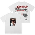 thumbnail image 1 of Quevedo Buenas Noches Tour 2025 Merch Vintage Wash T-Shirts Women Men Cotton Short Sleeve Tee, 1 of 6