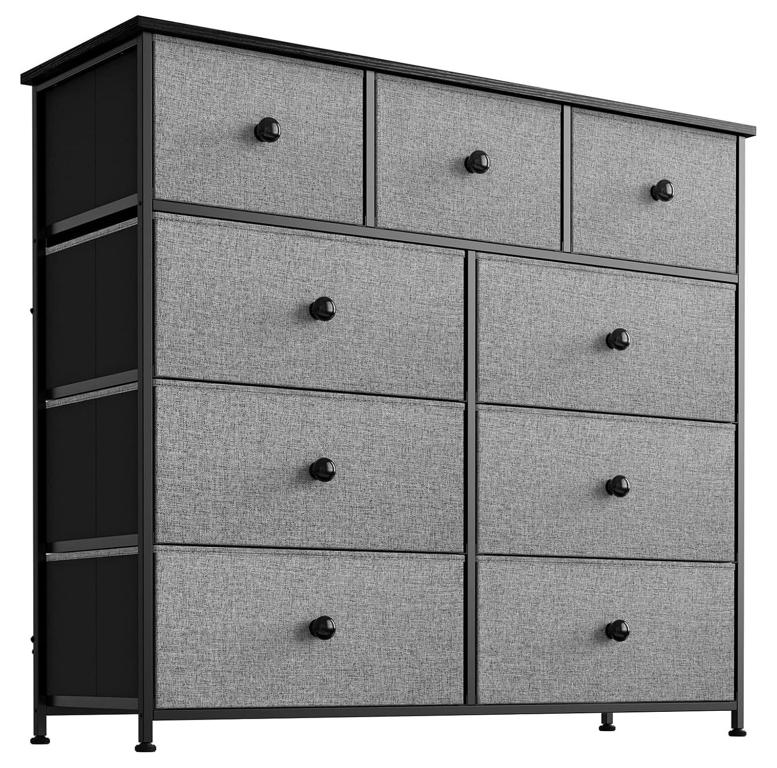 Quexis 9 Drawer Dresser for Bedroom Chest of Drawers Closets Large Capacity Organizer Tower