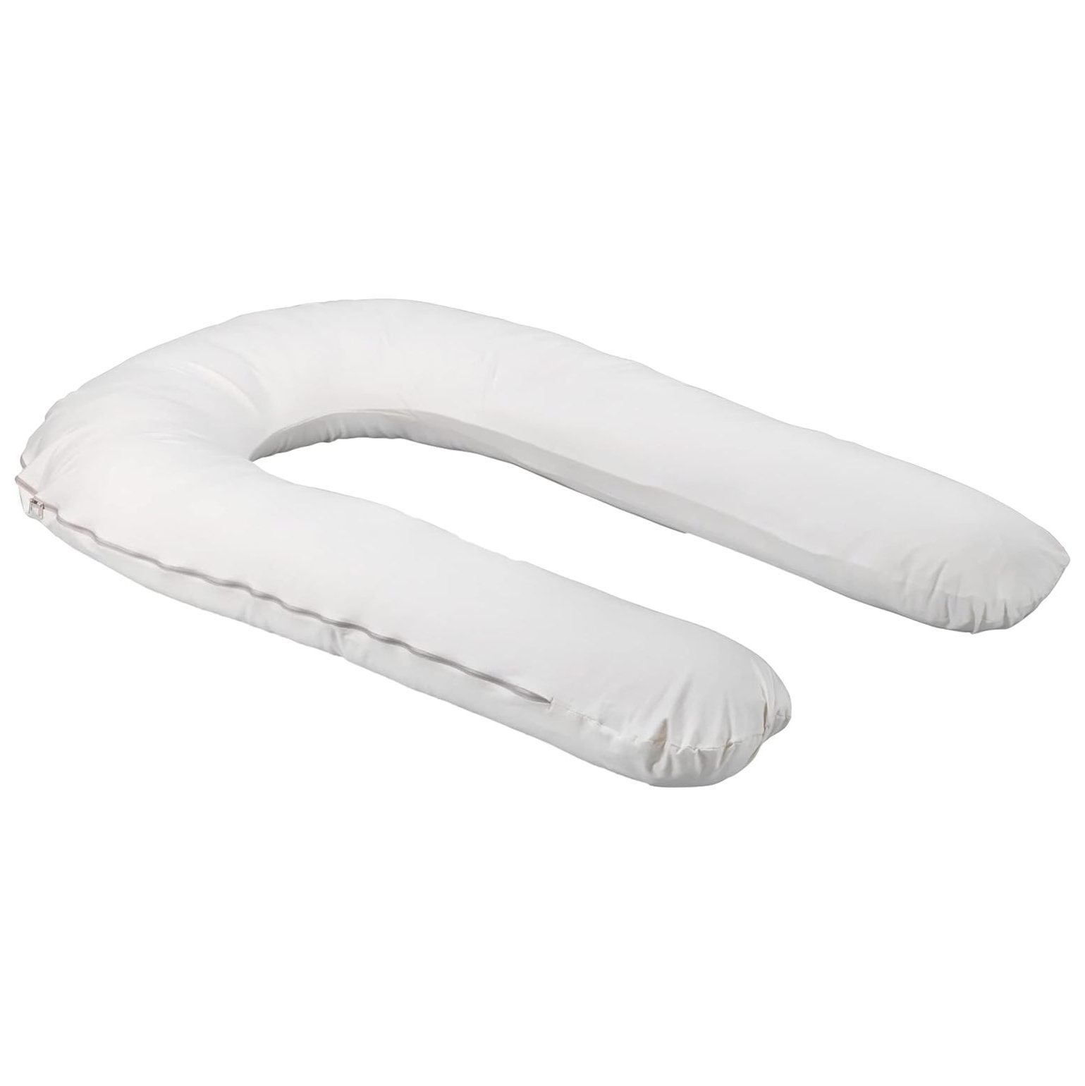 Quexis ComfortU Full Body Pillow, Organic Cotton Never Clumps, Firm