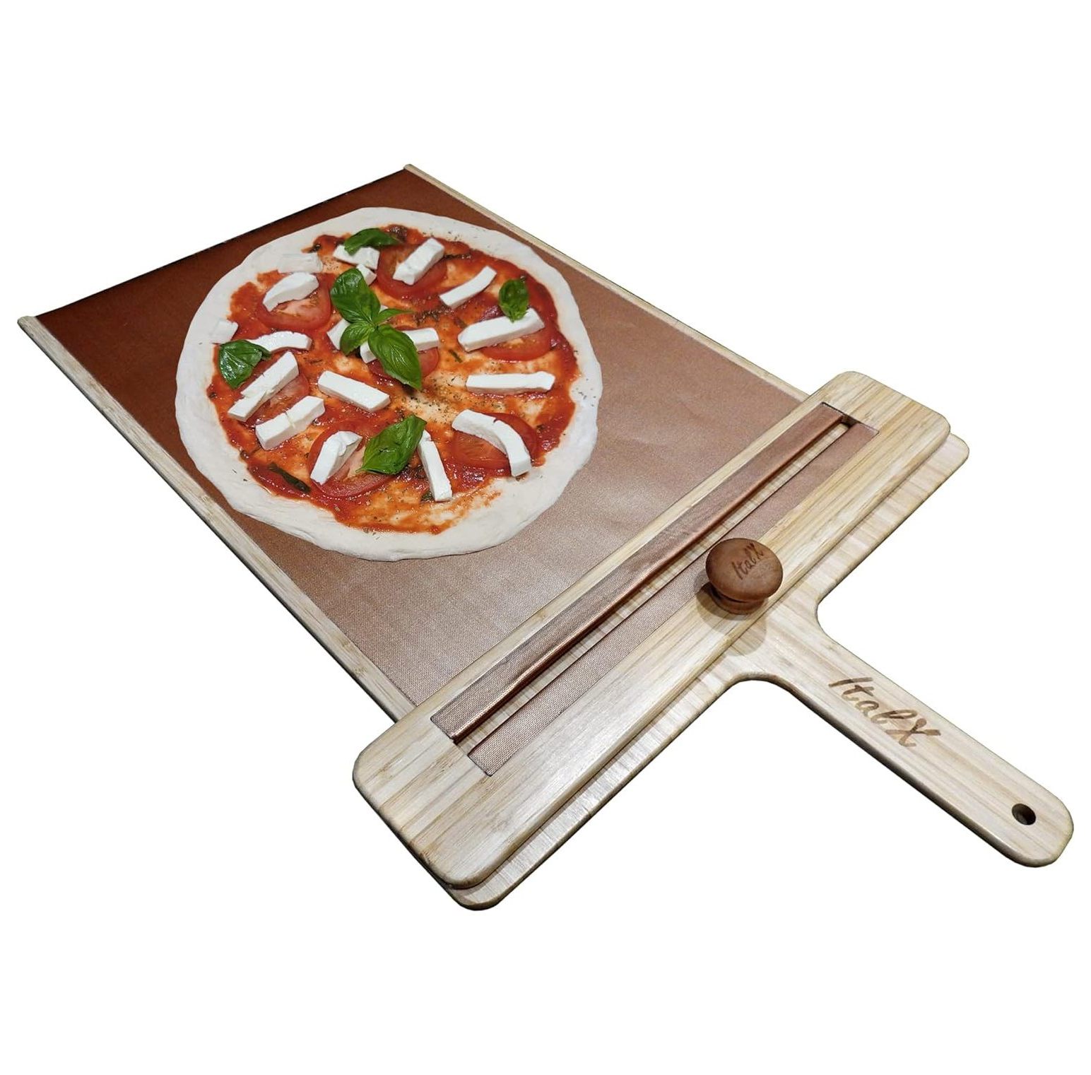 Quexis EZ Pizza Peel 14" self launching pizza peel