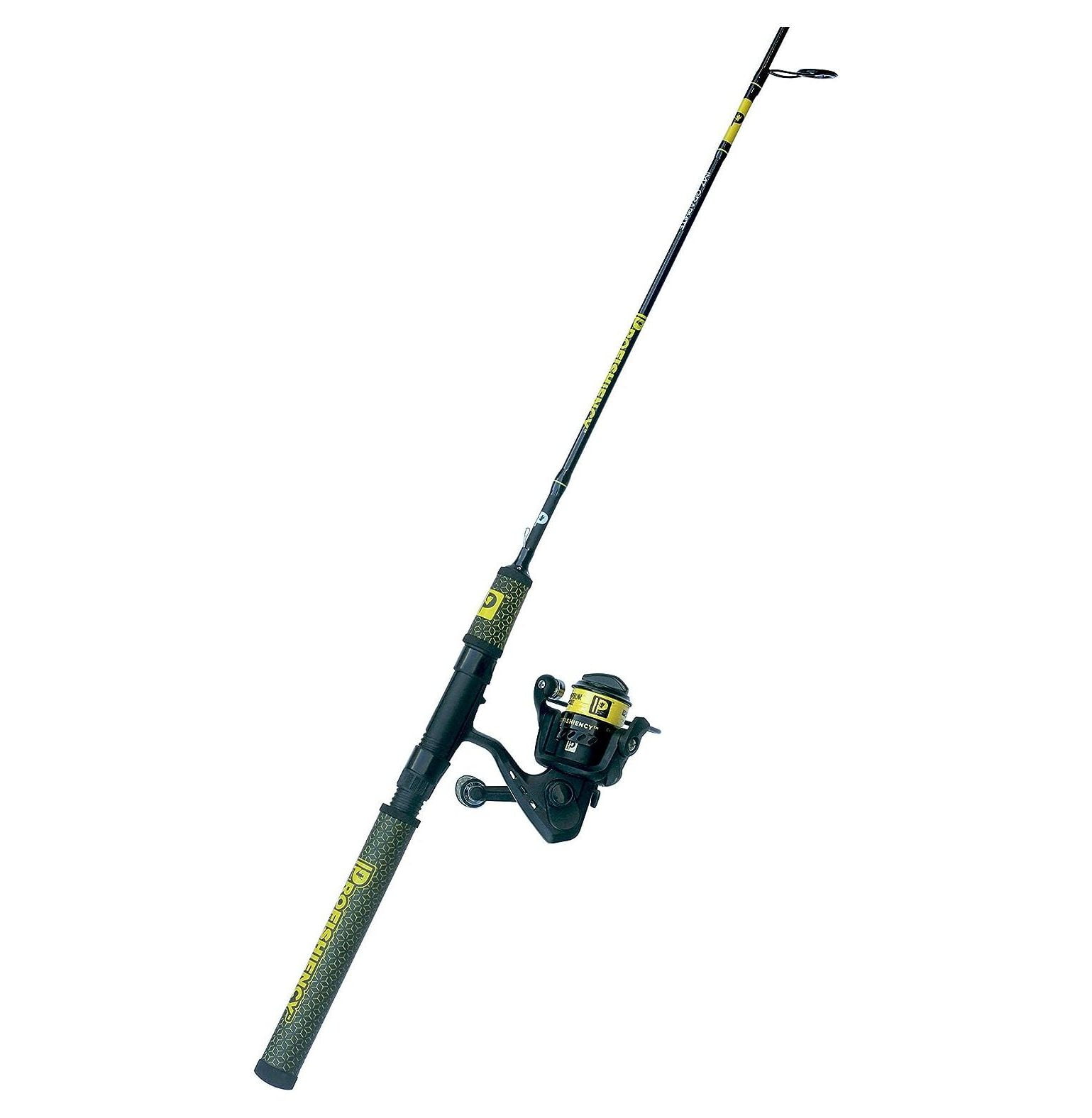 Quexis Micro Spinning Reel and 2Piece Fishing Rod Combo PreSpooled