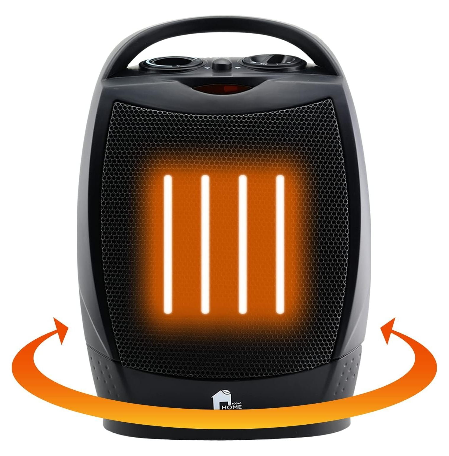Quexis Portable Electric Space Heater 1500W/750W Super Quiet