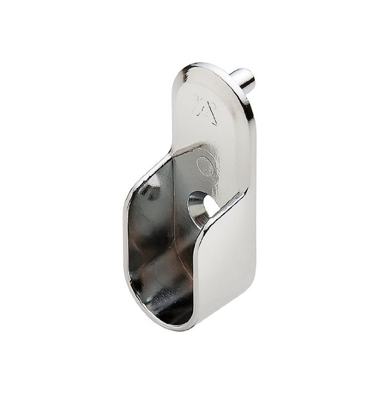 Quexis Premium Oval Wardrobe Closet Rod with End Supports (4 Pack) 48