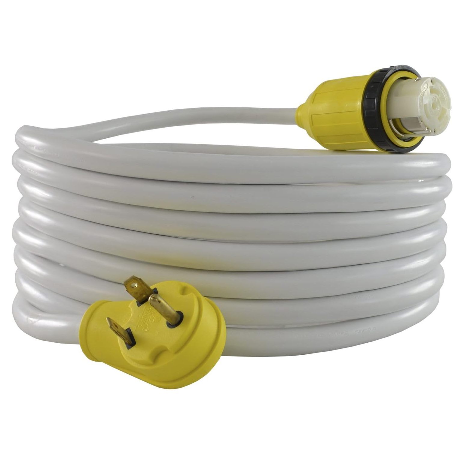 Quexis RV 30 Amp Male Plug to 50 Amp 125/250 Volt Locking Connector