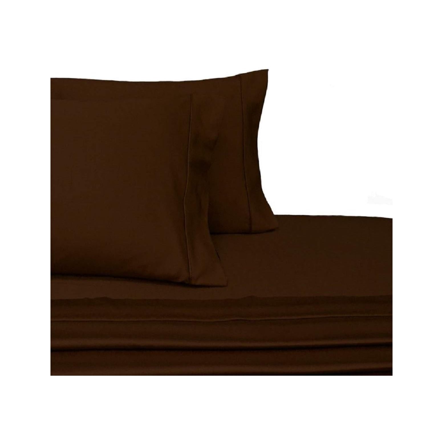 Quexis Solid 300ThreadCount, 100Percent Cotton Queen Size Attached Waterbed Sheets Set