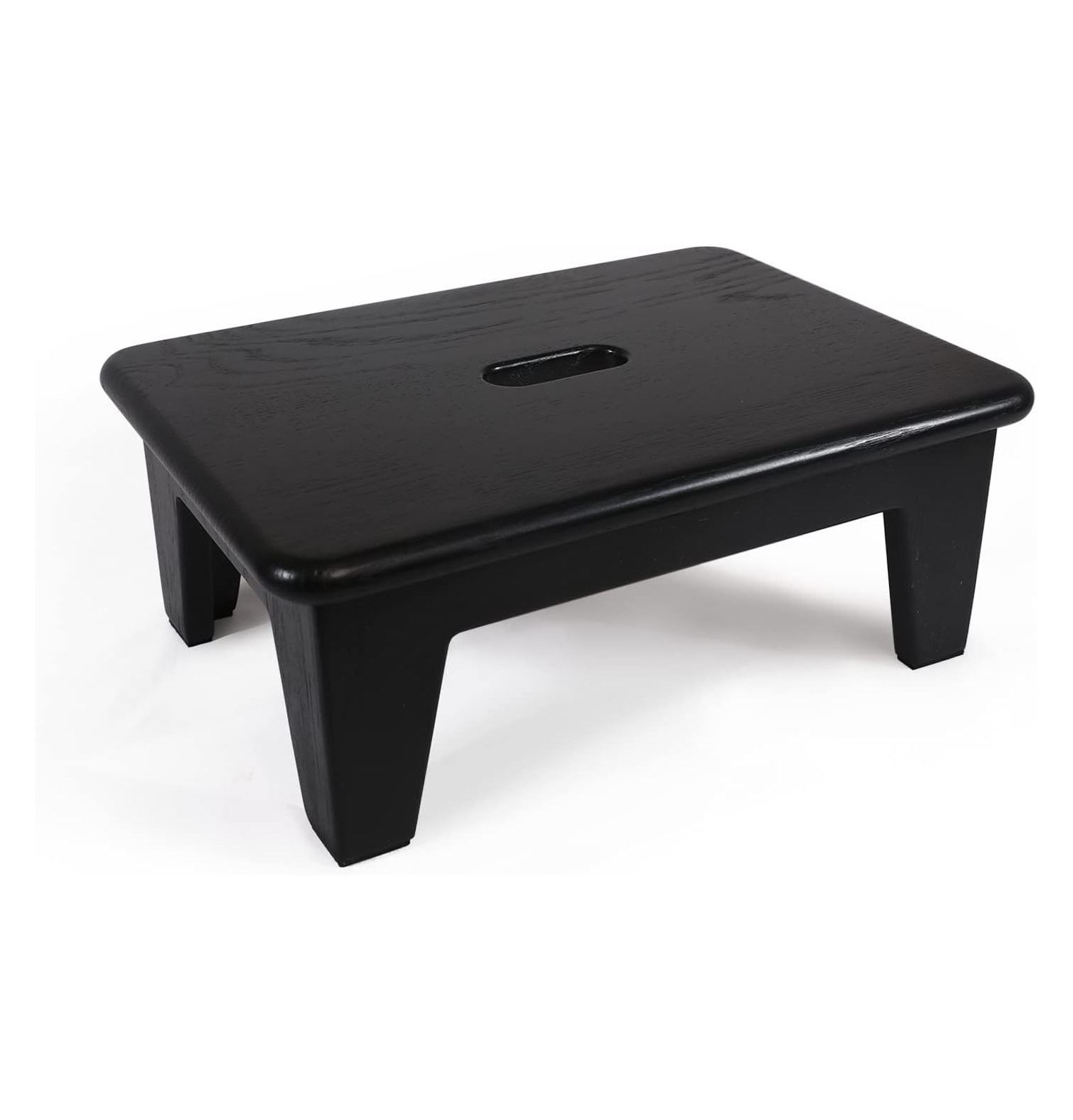 Quexis Step Stool for Bed, USA Grown Oak,Wooden, Adults,Seniors, 6.5